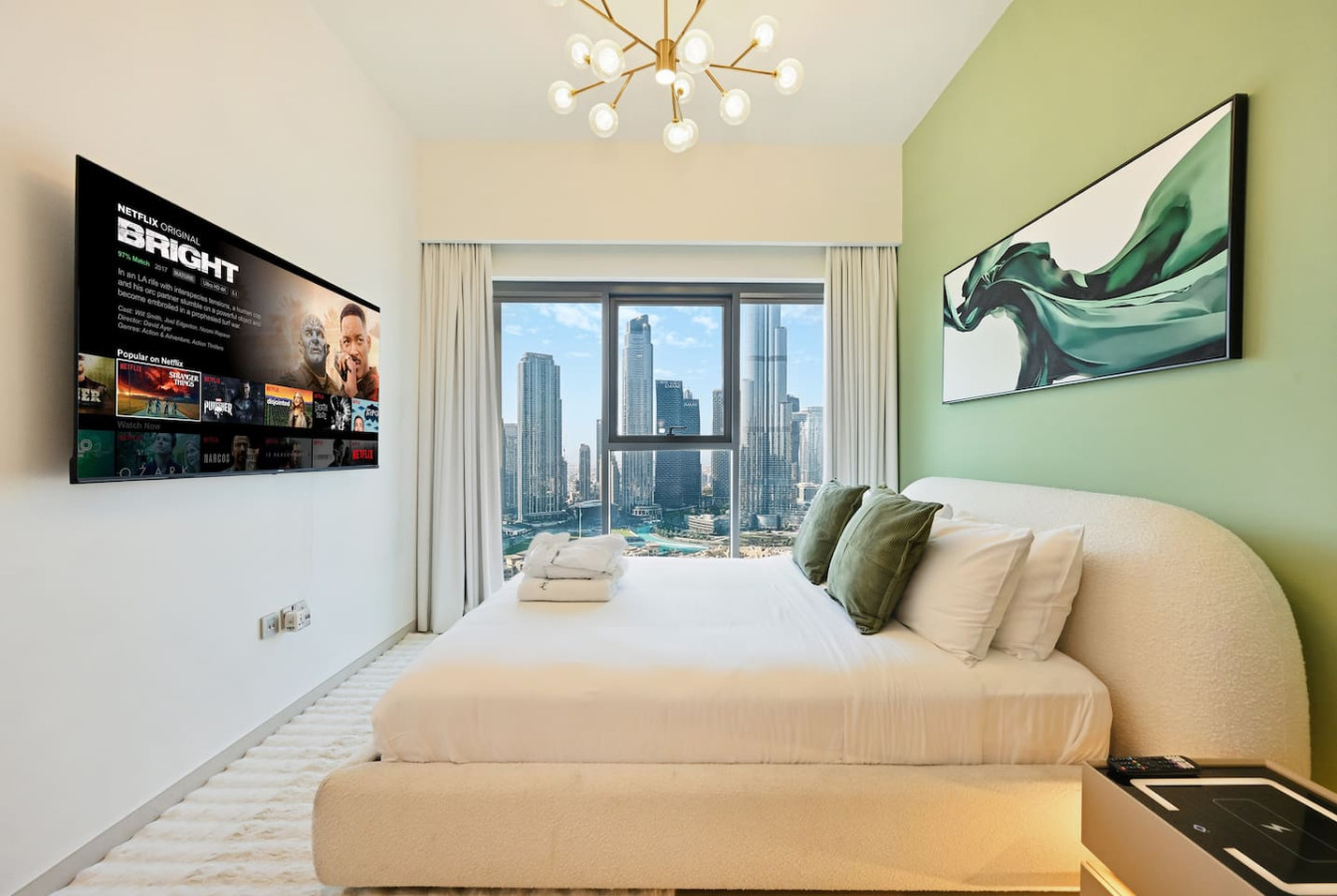 Breathtaking View, 3-minute walk to Dubai Mall