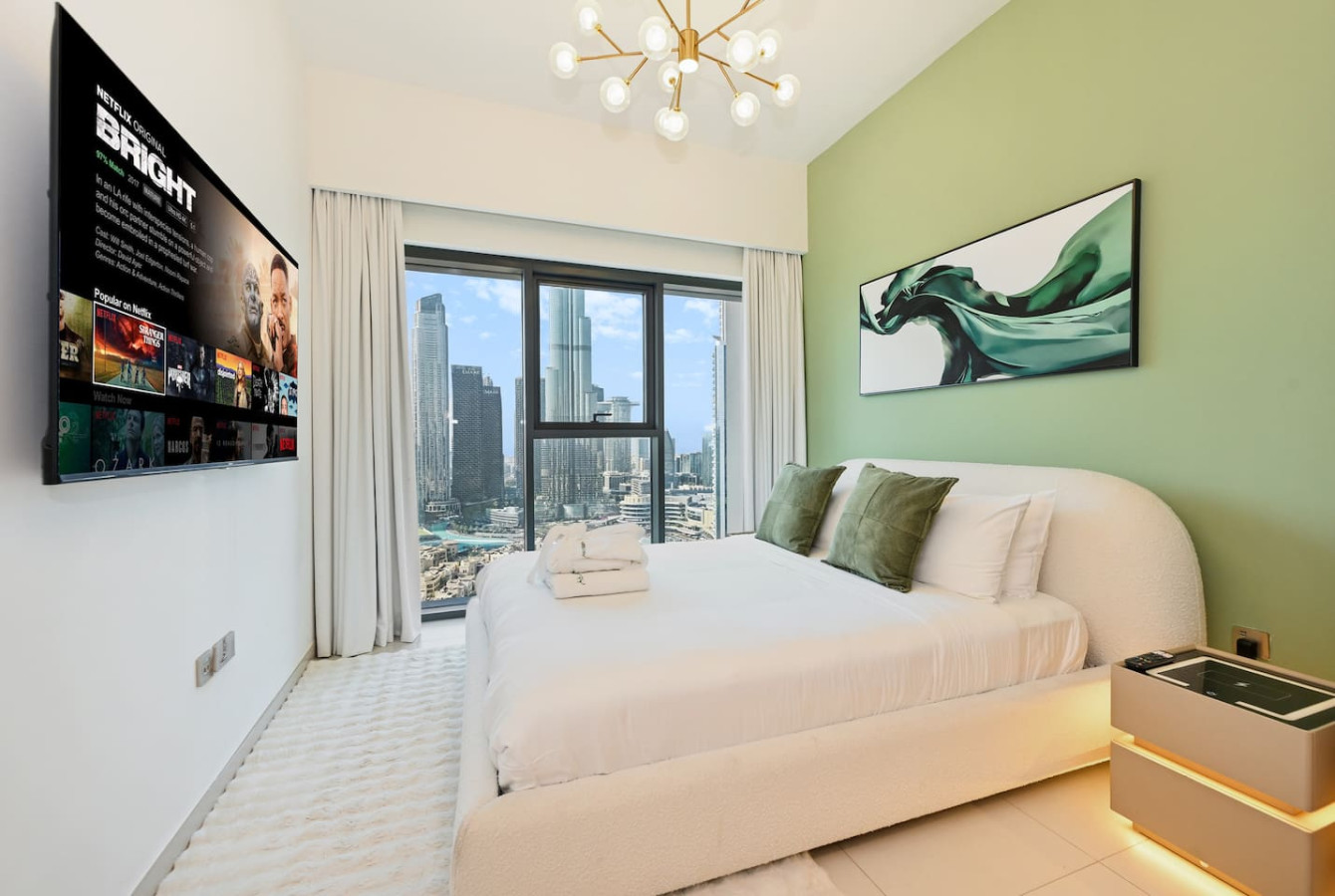 Breathtaking View, 3-minute walk to Dubai Mall